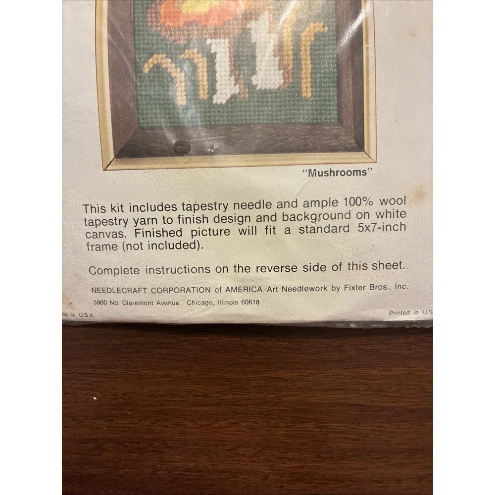 Vintage Wonder Art Needlepoint Kit 5